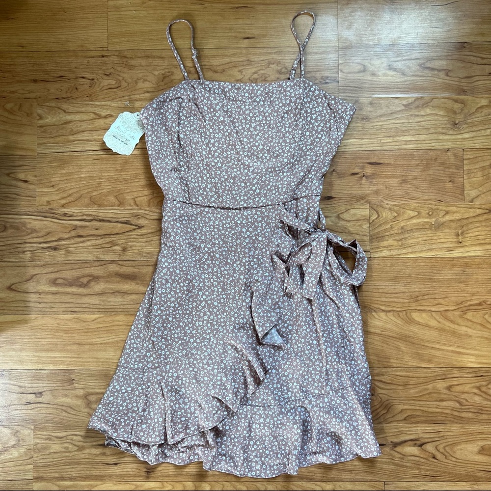 Altar’d State Floral Wrap Sundress